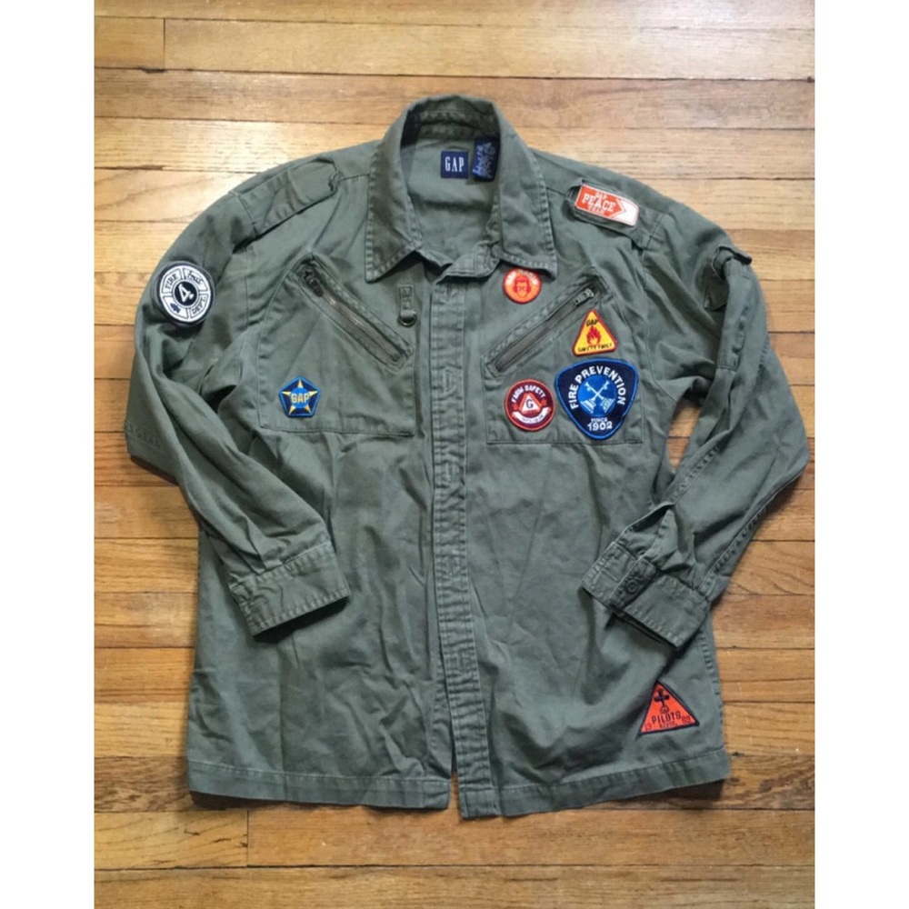 Children’s Green Military Jacket